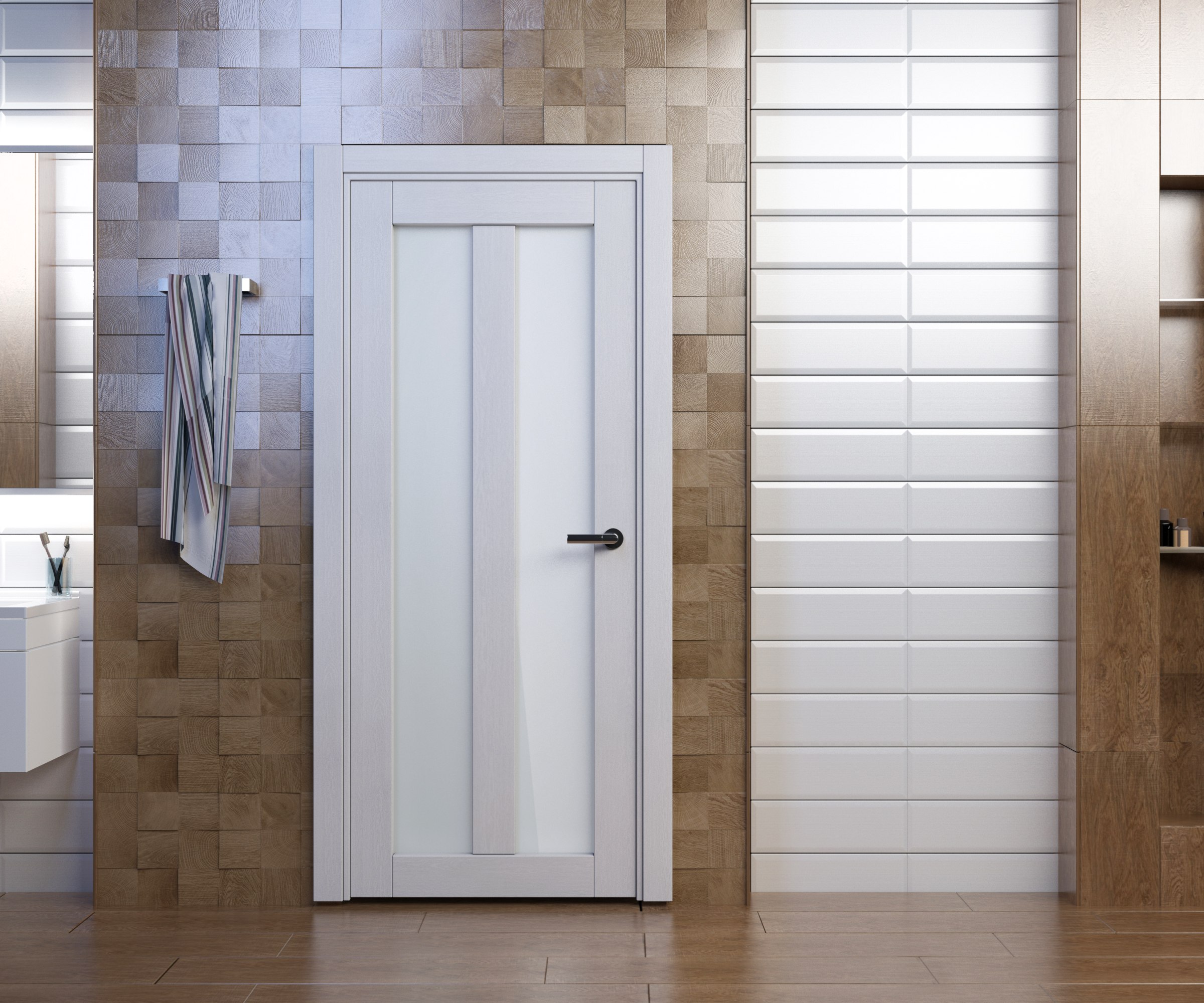 двери цвета Snow veralinga