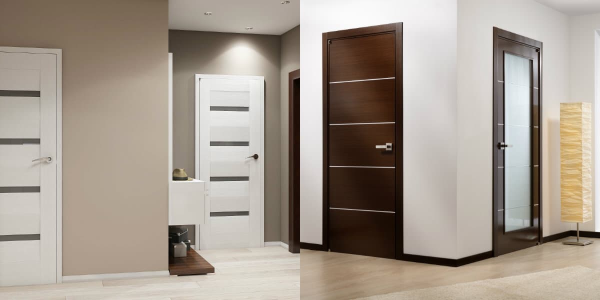 Двери из шпона и экошпона: какие брать?