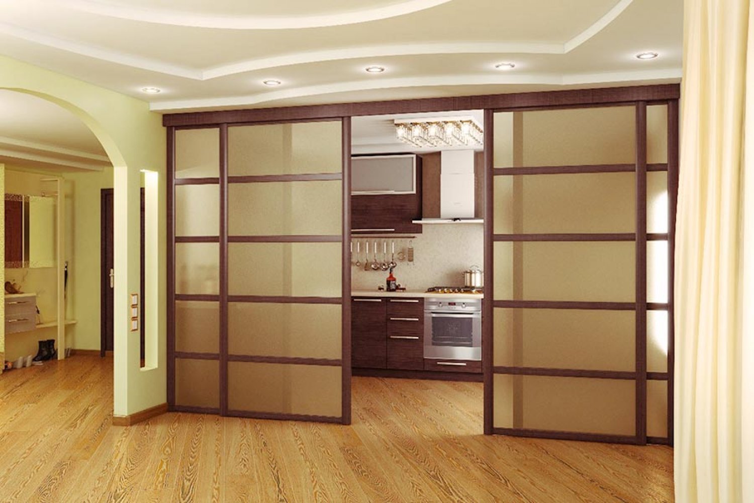 Раздвижные межкомнатные двери: особенности и преимущества