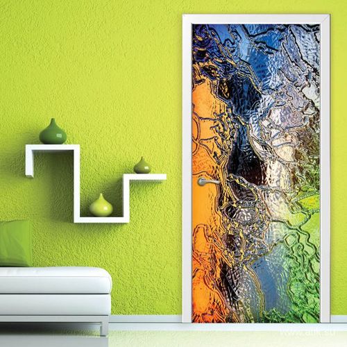 Дверь с фотообоями