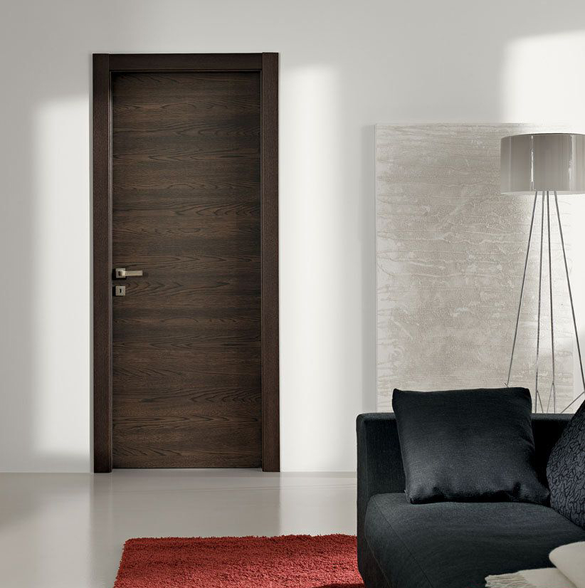 Темные двери в интерьере