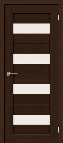 Дверь с покрытием экошпон цвета венге