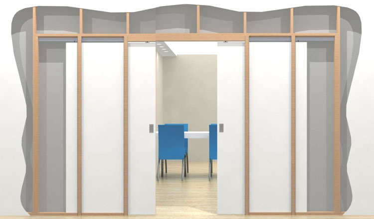 Принцип устройства кассетной двери