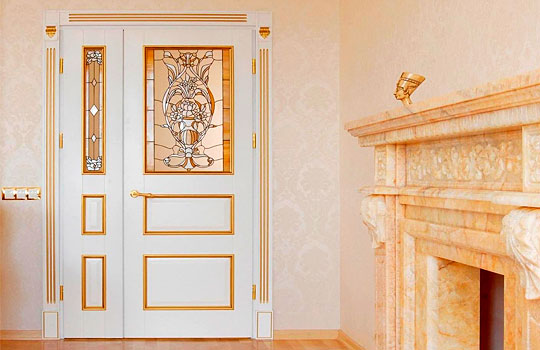 Межкомнатные полуторные двери