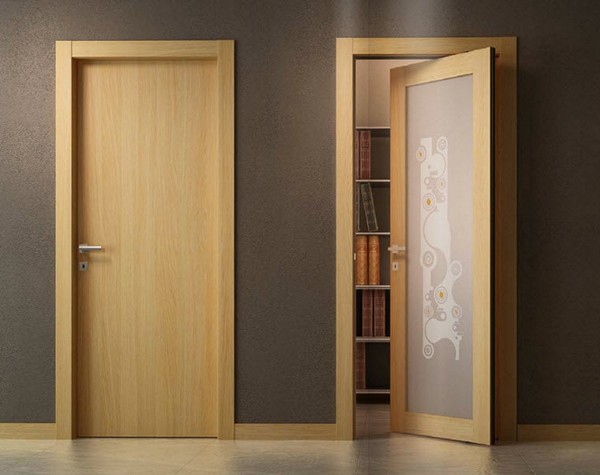 Ламинированные двери в туалет и ванну Ламинированные двери в туалет и ванну