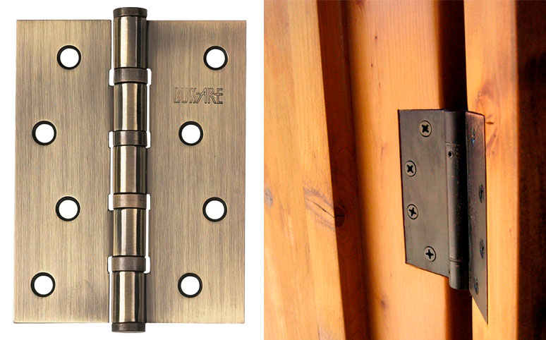 Врезные петли для межкомнатных дверей