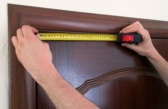 Как снять размеры межкомнатной двери?